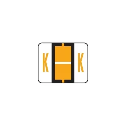 Labels|Smead BCCR Labels File Folder Label, K, Light Orange, 500 Labels/Pack (67081)