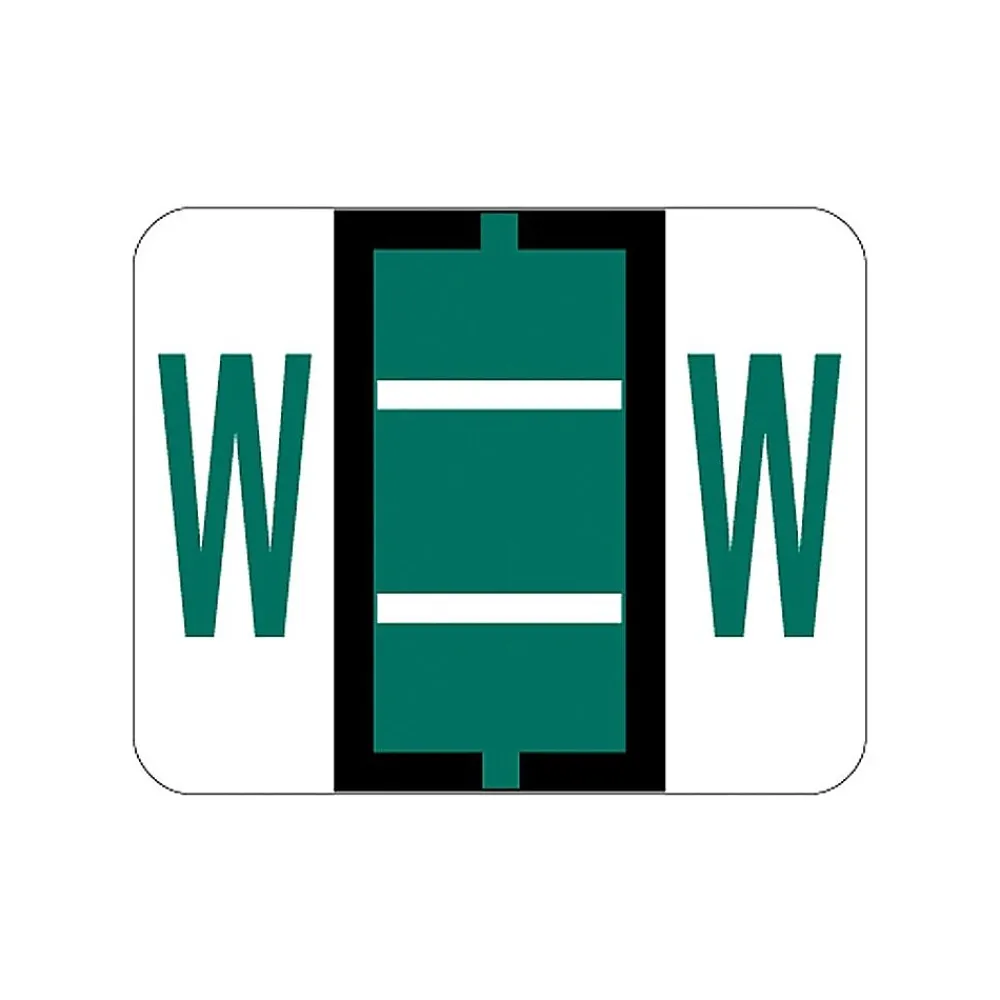 Labels|Smead BCCR Labels File Folder Label, W, Dark Green, 500 Labels/Pack (67093)
