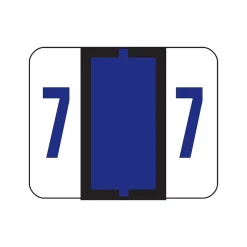 Labels|Smead BCCRN Color Coded Numeric Labels, 7, Purple, 500/Roll (67377)