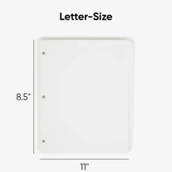 Dividers|Smead Blank Dividers, 5-Tab, White, 20 Sets/Box (89415)