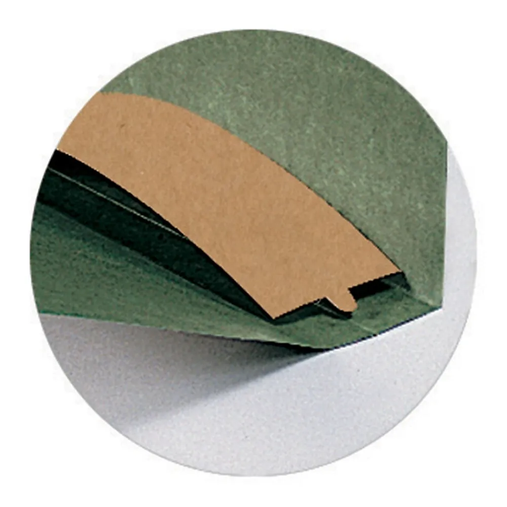 Hanging File Folders|Smead Box Bottom Hanging File Folders, 1" Expansion, Letter Size, Standard Green, 25/Box (64239)