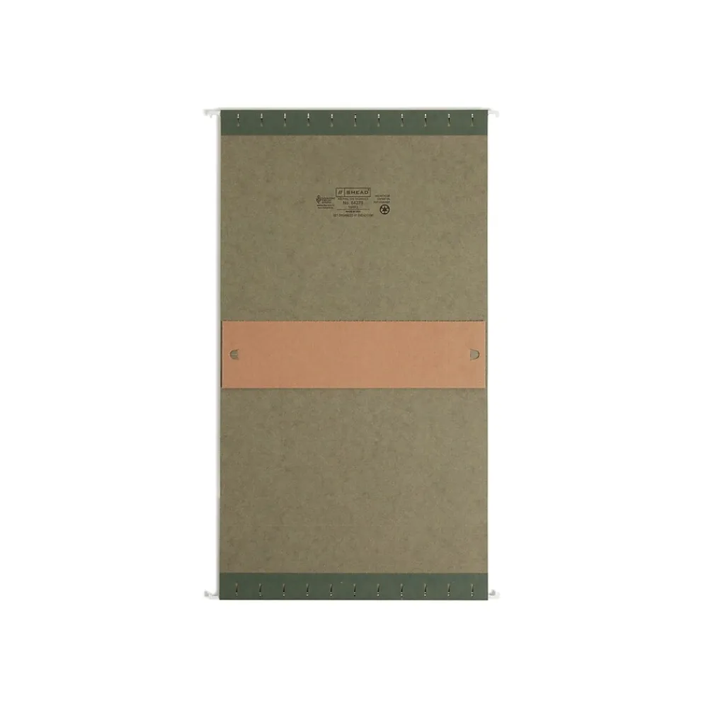 Hanging File Folders|Smead Box Bottom Hanging File Folders, 3" Expansion, Letter Size, Standard Green, 25/Box (64279)