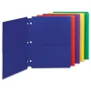 Pocket Folders|Smead ® Campus.org® Poly Snap-In Two-Pocket Folder, 11 x 8 1/2, Assorted, 10/Pack (87939)