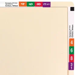 File Folders|Smead Conversion Top and End-Tab File Folders, Straight-Cut Tabs, Letter Size, Manila, 100/Bx (24190)