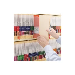 File Folders|Smead End Tab 100% Recycled File Folder, Shelf-Master Reinforced Straight-Cut Tab, Letter Size, Manila, 100/Box (24160)