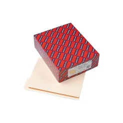File Folders|Smead ® End Tab File Folder, Shelf-Master® Reinforced 1/3-Cut Tab Top Position, Letter Size, Manila, 100 per Box (24135)
