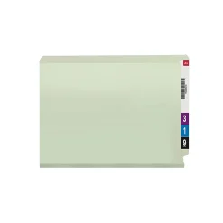 File Folders|Smead End Tab Pressboard File Folder, Straight-Cut Tab, 2