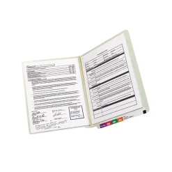 File Folders|Smead End Tab Pressboard File Folder, Straight-Cut Tab, 2