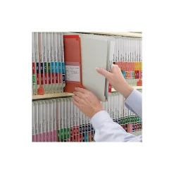 File Folders|Smead End Tab Pressboard File Folder, Straight-Cut Tab, 2" Expansion, Letter Size, Gray/Green, 25/Box (26210)