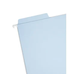 Hanging File Folders|Smead FasTab 3-Tab Colored Hanging File Folders, Letter, Assorted, 18/Bx (64054) Assorted Pastels