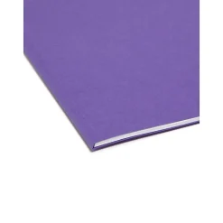 File Folders|Smead File Folder, 1/3-Cut Tab, Letter Size, , 100/Box (13043) Purple