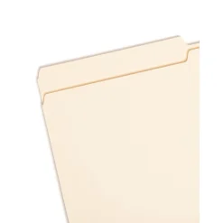 File Folders|Smead File Folder, 1/2-Cut Tab, Legal Size, Manila, 100/Box (15320)