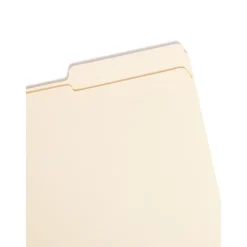 File Folders|Smead ® File Folder, Reinforced 1/3-Cut Tab Right Position, Legal Size, Manila, 100/Box (15337)
