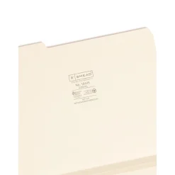 File Folders|Smead File Folder, Reinforced 1/3-Cut Tab, 1-1/2