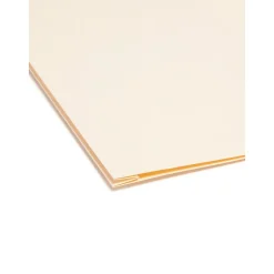 File Folders|Smead File Folder, Reinforced 1/3-Cut Tab, 1-1/2