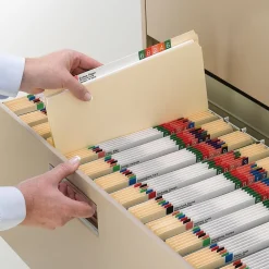 File Folders|Smead File Folder, Straight-Cut, Legal Size, Manila, 100/Bx (15300)