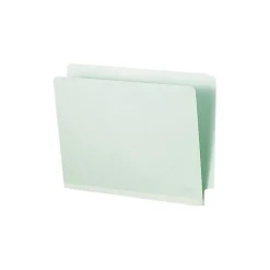 File Folders|Smead File Folder, Straight Cut, Legal Size, Gray/Green, 25/BX (29210)