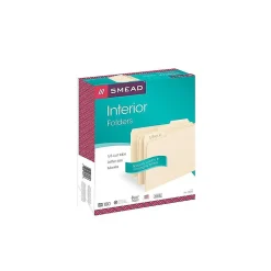 File Folders|Smead File Folders, 1/2-Cut Tab, Letter Size, Manila, 100/Bx (10320)