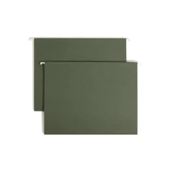 Hanging File Folders|Smead Hanging File Folders, Letter Size, Standard Green, 25/Box (64010)