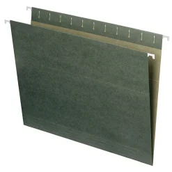 Hanging File Folders|Smead Hanging File Folders, Letter Size, Standard Green, 25/Box (64010)