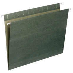 Hanging File Folders|Smead Hanging File Folders, Letter Size, Standard Green, 25/Box (64010)