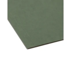 Hanging File Folders|Smead Hanging File Folders, 1/5-Cut Tab, Legal Size, Standard Green, 25/Box (64155)
