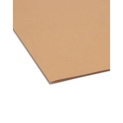 File Folders|Smead Heavy Duty Straight Cut Tab File Folder, Legal Size, Kraft, 100/Box (15710)