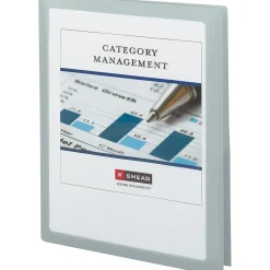Pocket Folders|Smead 2-Pocket Presentation Folder, Oyster, 5/Pack (87706) Oyster Gray