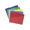 File Folders|Smead Poly File Folder with Slash Pocket, 1/3-Cut Tab, Letter Size, Assorted Colors, 30/Box (10540)