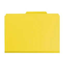 File Folders|Smead Pressboard Classification File Folder w/Wallet Divider and SafeSHIELD Fasteners, 2