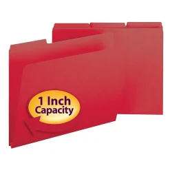 File Folders|Smead Pressboard File Folders, 1/3-Cut Tab, 1