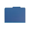 File Folders|Smead Pressboard File Folder, 1/3-Cut Tab, 1" Expansion, Letter Size, Dark Blue, 25/Box (21541)