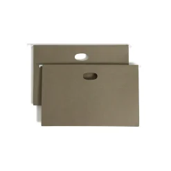 Hanging File Folders|Smead Recycled Hanging File Pocket, 3 1/2" Expansion, Legal Size, Standard Green, 10/Box (64326)