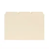 Index Cards*Smead ® Recycled Self-Tab Card Guides, Blank, 4" x 6", Manila, 100/Box (623)