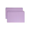File Folders|Smead Reinforced Straight Cut Colored File Folders, Legal, Lavender, 100/Box (17410)