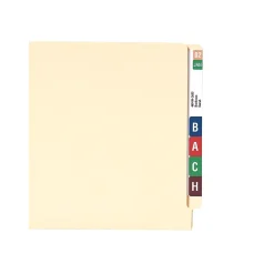 Labels|Smead Smartstrip ColorBar WaterGuard Inkjet File Folder Labels, 1 1/2