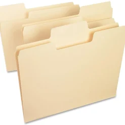 File Folders|Smead SuperTab File Folder, 1/3-Cut Tab, Letter, Manila, 24/Pack (11920)