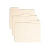 File Folders|Smead SuperTab File Folders, Reinforced 1/3-Cut Tab, Letter Size, Manila, 100/Box (10395)