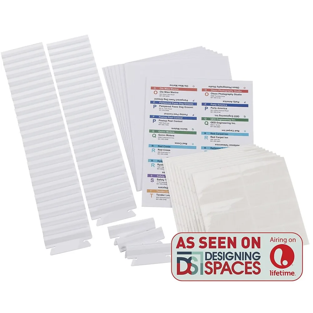 Hanging File Folders|Smead Viewables Premium 3D Hanging Folder Tabs & Labels, White, Bulk Pack (64910)