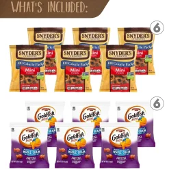 Snack Box Pros Pretzel Lovers Snack Box, 38 Bags/Box (700-00160)