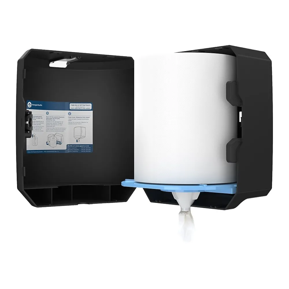 Centerpull Paper Towel Dispenser, Black (58204B)<SofPull