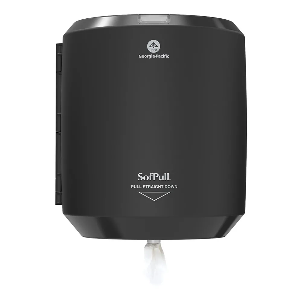 Centerpull Paper Towel Dispenser, Black (58204B)<SofPull