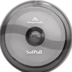 Georgia-Pacific High-Capacity Center Pull Bathroom Dispenser, Translucent Smoke (56501)<SofPull Online
