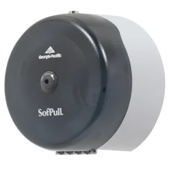 Georgia-Pacific High-Capacity Center Pull Bathroom Dispenser, Translucent Smoke (56501)<SofPull Online
