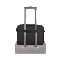 ACE Laptop Briefcase, Black/Orange Polyester (UBN106-4)<Solo Best