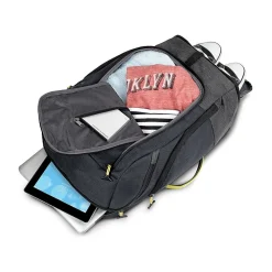 Solo Everyday Max Laptop Recycled Backpack, Large, Navy/Gray (ACV732-4)