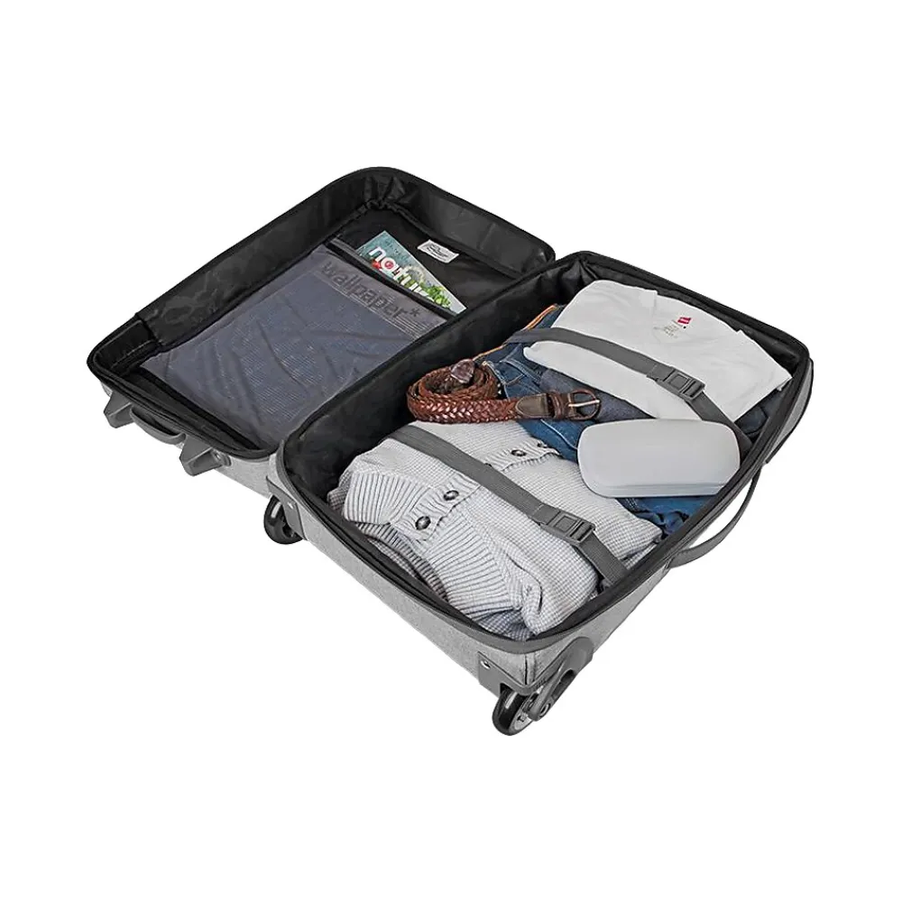 22" Re:treat Carry-On Suitcase, 2-Wheeled, Gray (UBN914-10)<Solo New York Discount