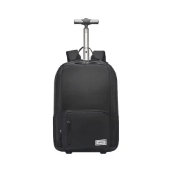 Solo New York Bleecker Laptop Backpack with Wheels, Medium, Black (UBN786-4)