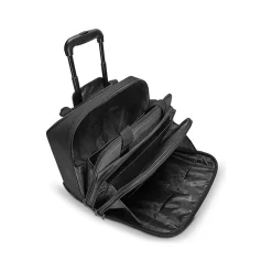 Bryant Polyester Briefcase, Laptop Compatible, Rolling, TSA Checkpoint Friendly, Gray (PT138-4/10)<Solo New York Online