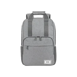 Solo New York Claim 15.6" Laptop Backpack, Heathered Gray Polyester (UBN760-10)